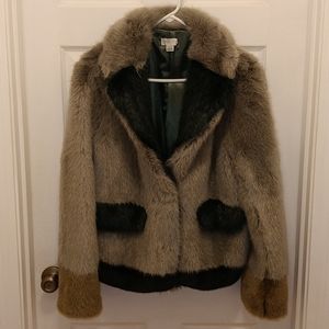 Faux fur jacket